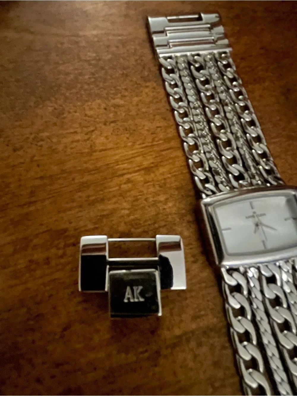 Silver Multi-Chain Bracelet Watch